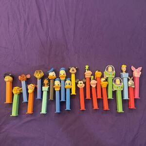 Disney PEZ Dispenser Lot Mickey Donald Duck Simba Buzz Jasmine Piglet Goofy Tigg
